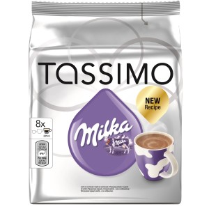 Capsule Jacobs Tassimo Milka, Ciocolata calda, 8 Capsule, 240 g