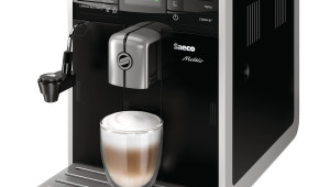 Espressor automat Philips Saeco Moltio HD8768/09, Dispozitiv spumare, Functie Cappuccino, Rasnita ceramica, Autocuratare, 15 Bar, 1.9 l, Negru