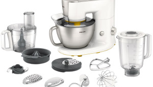 Robot de bucatarie Philips Avance Collection HR7954/00, 900 W, 7 viteze + Functie Puls, 1.25 l Blender, 4 l Bol, 1.5 l Tocator, Alb