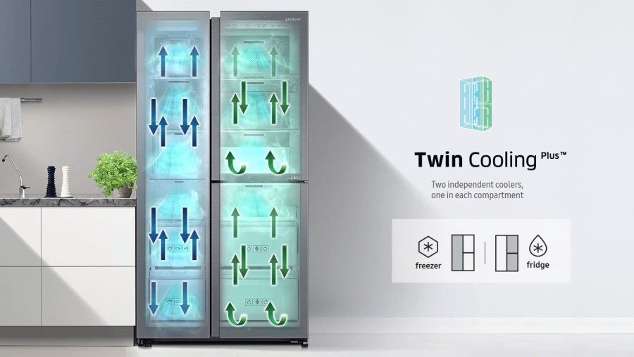 Samsung RS68N8650SLEF twin cooling