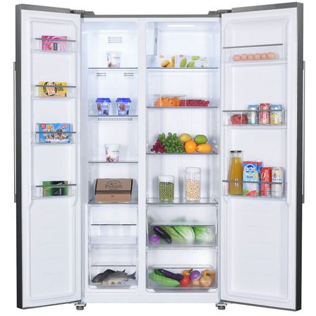 Beko GNO4331XP side by side interior
